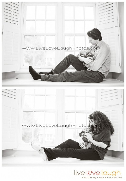 Image from a lifestyle newborn photography session in Ridgewood NJ